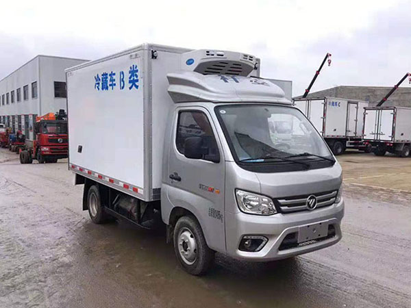 福田后双轮国六冷藏车