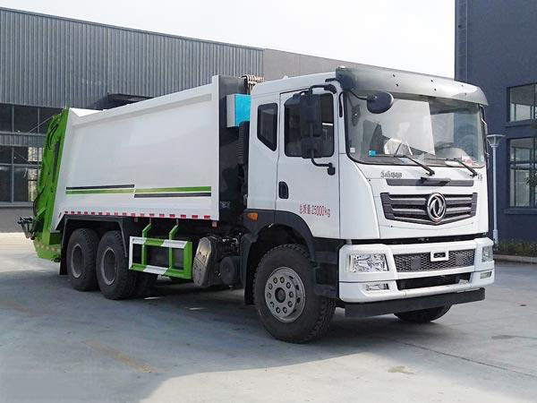 东风华神T5后双桥国六压缩垃圾车