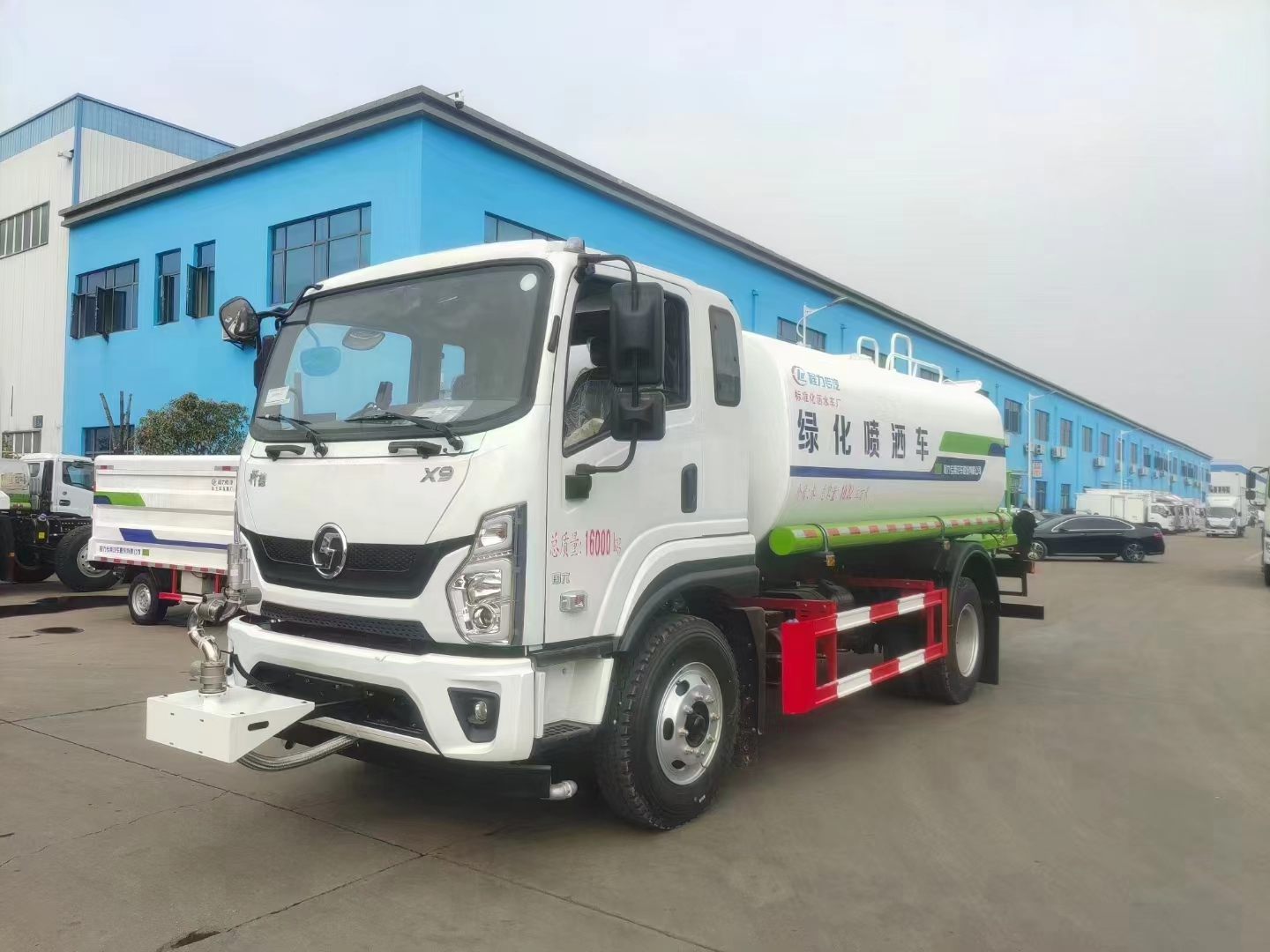 程力专汽陕汽X9新款12立方洒水车